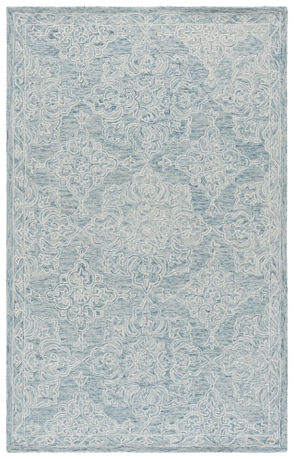 Safavieh Martha Stewart 5'-0" x 8'-0" Rug in Blue / Ivory