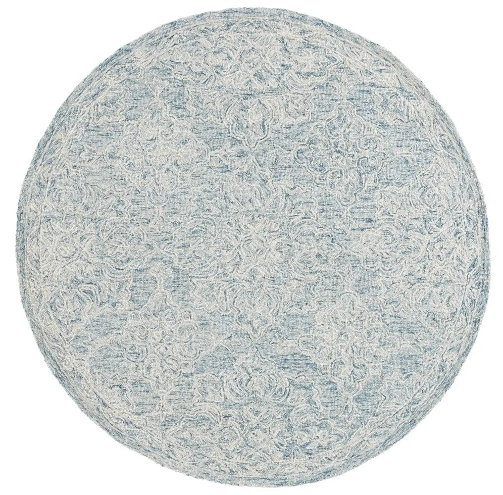 Safavieh Martha Stewart 6'-0" x 6'-0" Rug in Blue / Ivory