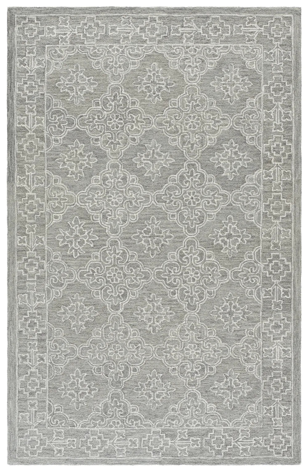 Safavieh Martha Stewart 5'-0" x 8'-0" Rug in Light Grey / Ivory