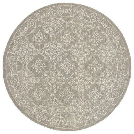 Safavieh Martha Stewart 6'-0" x 6'-0" Rug in Light Grey / Ivory