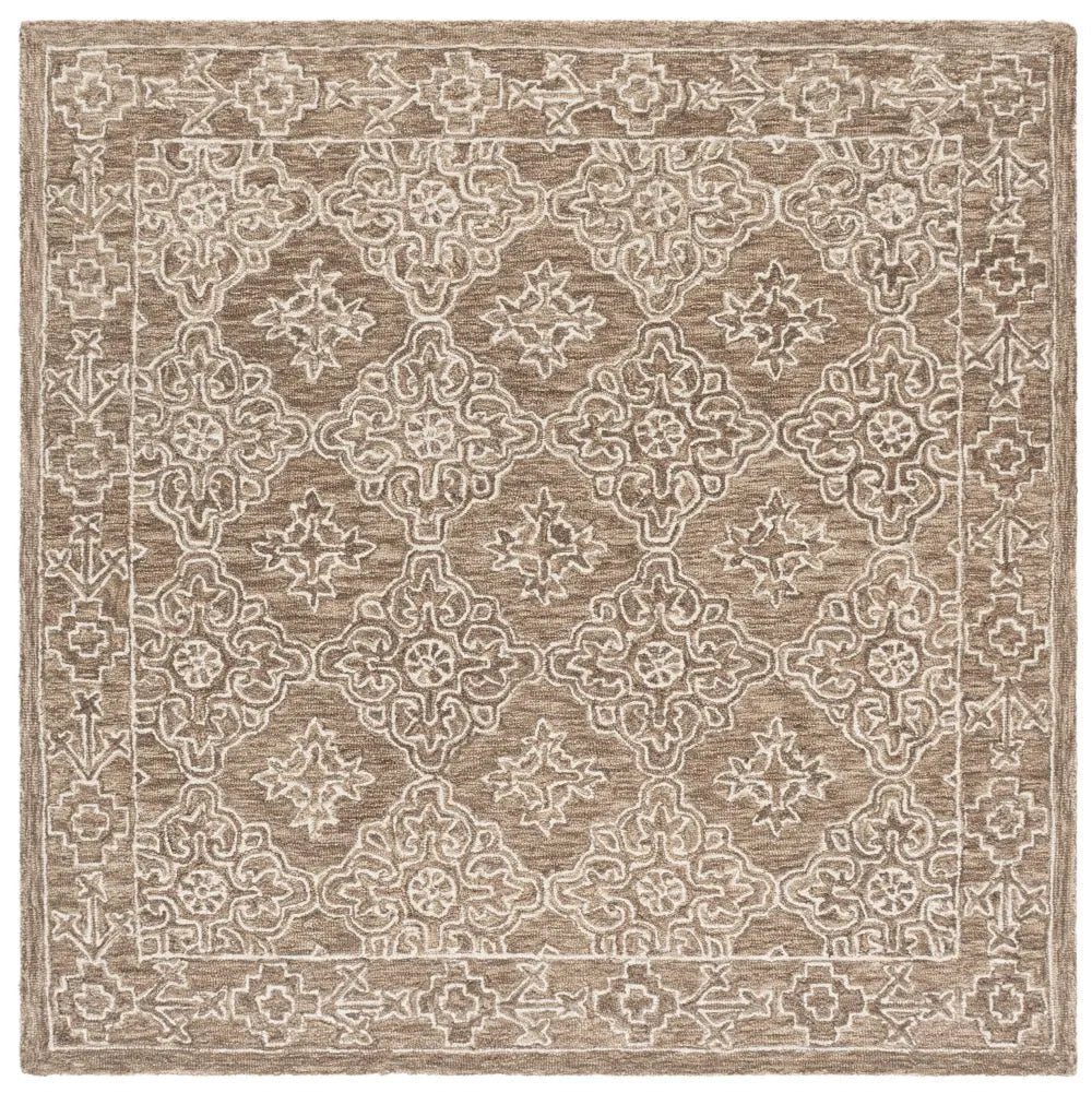 Safavieh Martha Stewart 6'-0" x 6'-0" Rug in Olive / Ivory