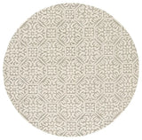 Safavieh Martha Stewart 6'-0" x 6'-0" Rug in Light Green / Ivory