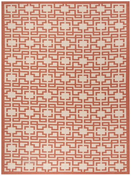 Safavieh Martha Stewart 6'-7" x 9'-6" Rug in Beige / Terracotta