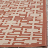 Safavieh Martha Stewart 4'-0" x 5'-7" Rug in Beige / Terracotta