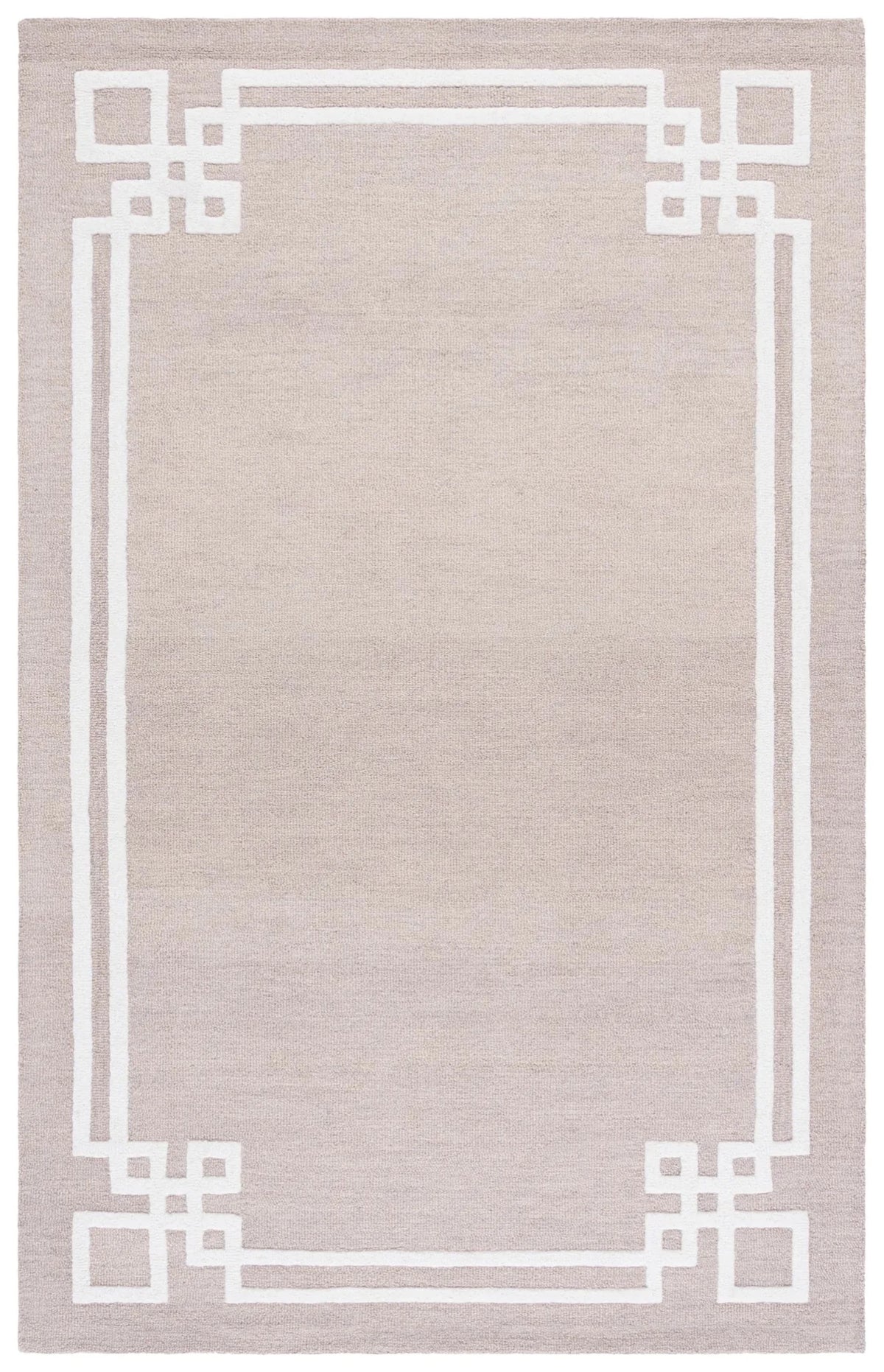 Safavieh Martha Stewart 4'-0" x 6'-0" Rug in Light Grey / Ivory