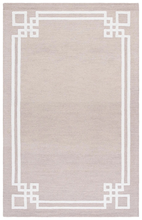 Safavieh Martha Stewart 4'-0" x 6'-0" Rug in Light Grey / Ivory