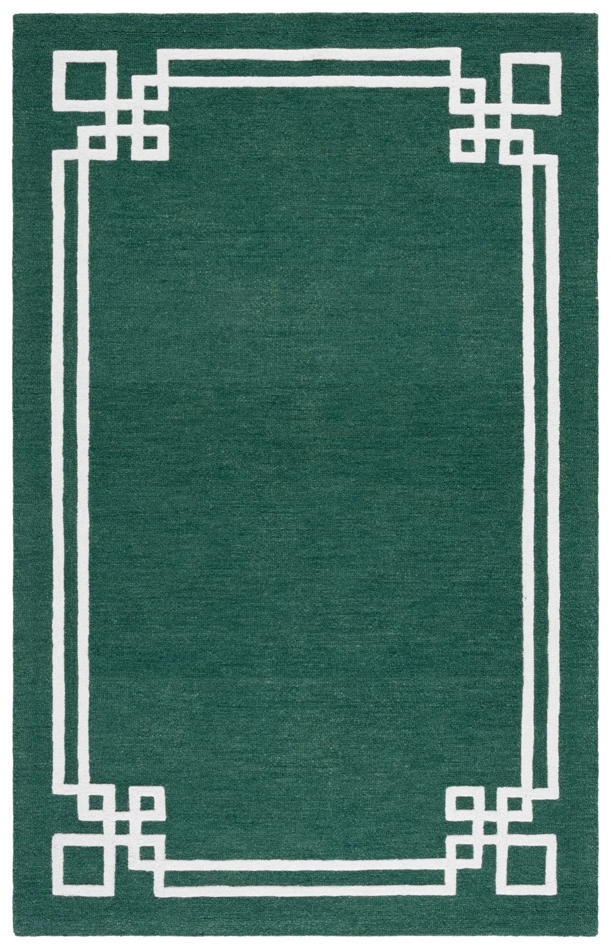 Safavieh Martha Stewart 4'-0" x 6'-0" Rug in Green / Ivory