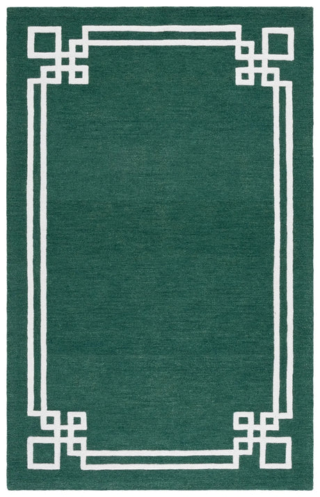 Safavieh Martha Stewart 4'-0" x 6'-0" Rug in Green / Ivory