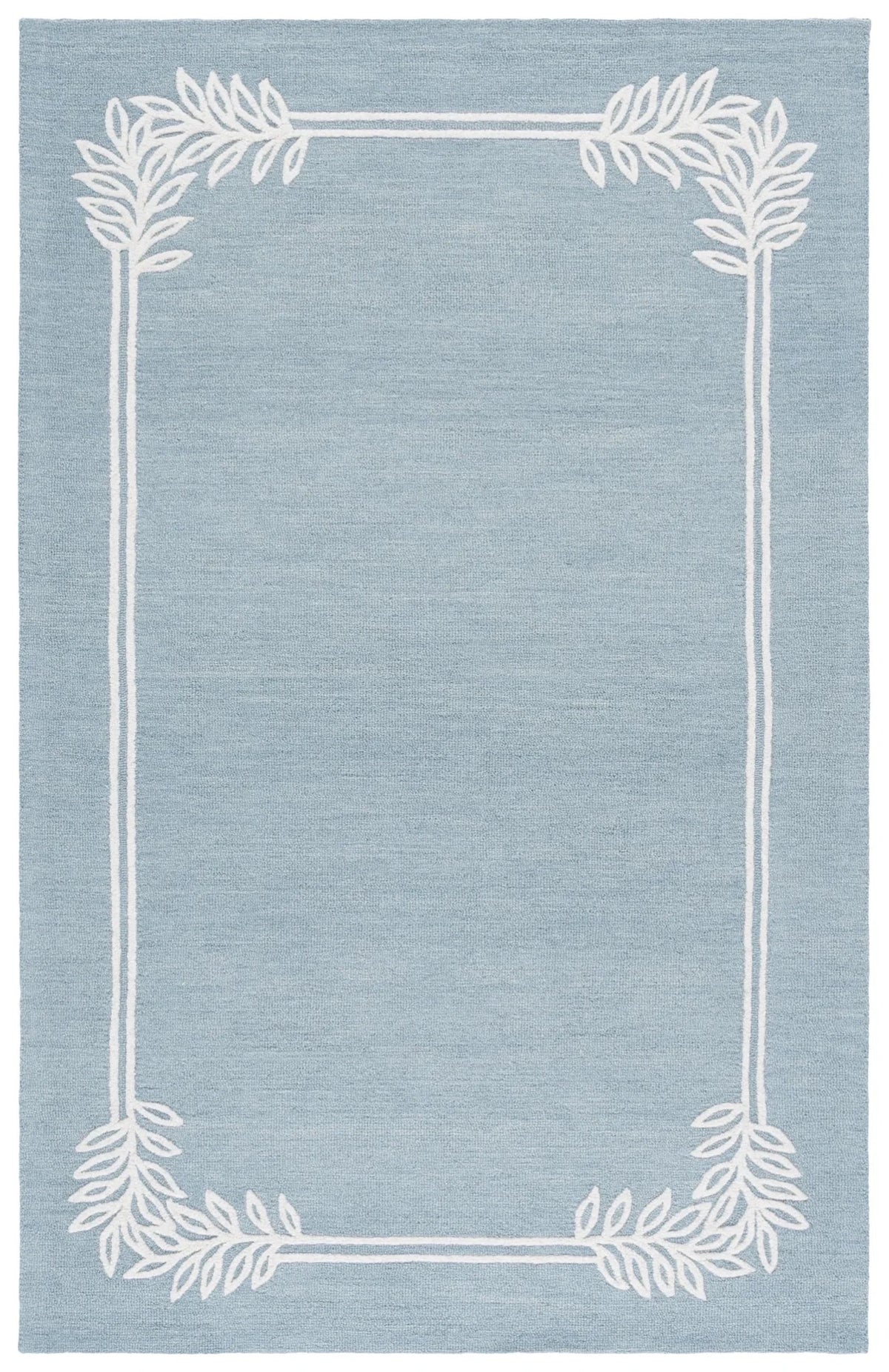 Safavieh Martha Stewart 4'-0" x 6'-0" Rug in Light Blue / Ivory