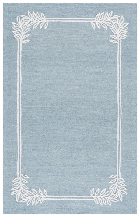 Safavieh Martha Stewart 4'-0" x 6'-0" Rug in Light Blue / Ivory