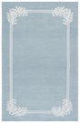 Safavieh Martha Stewart 4'-0" x 6'-0" Rug in Light Blue / Ivory