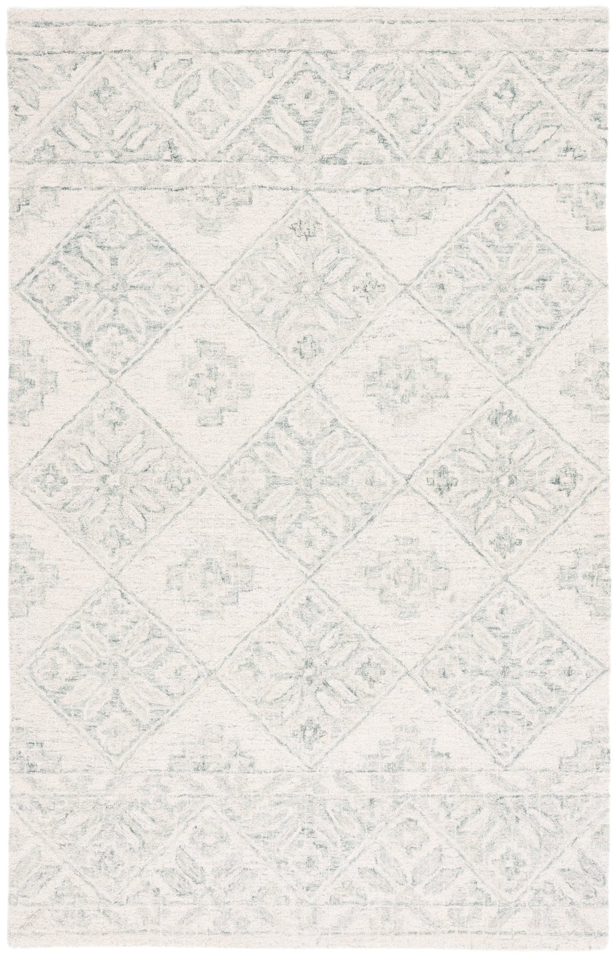 Safavieh Martha Stewart Msr4651M Ivory/Light Blue Rug.