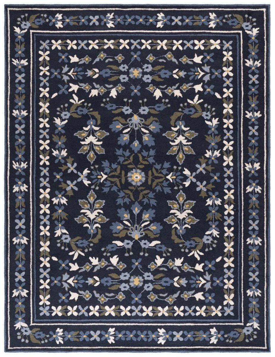 Safavieh Martha Stewart 8'-0" x 10'-0" Rug in Navy / Ivory