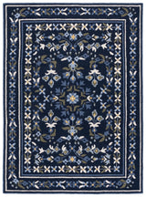 Safavieh Martha Stewart 4'-0" x 6'-0" Rug in Navy / Ivory