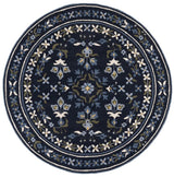 Safavieh Martha Stewart 6'-0" x 6'-0" Rug in Navy / Ivory
