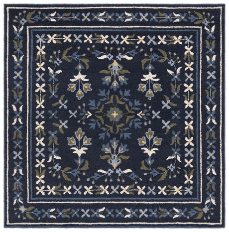 Safavieh Martha Stewart 6'-0" x 6'-0" Rug in Navy / Ivory