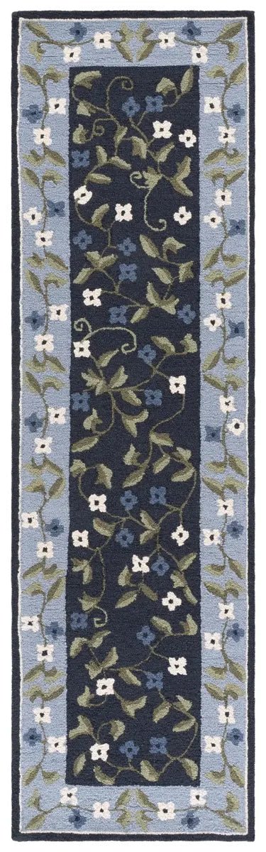 Safavieh Martha Stewart 2'-3" x 8'-0" Rug in Navy / Light Blue
