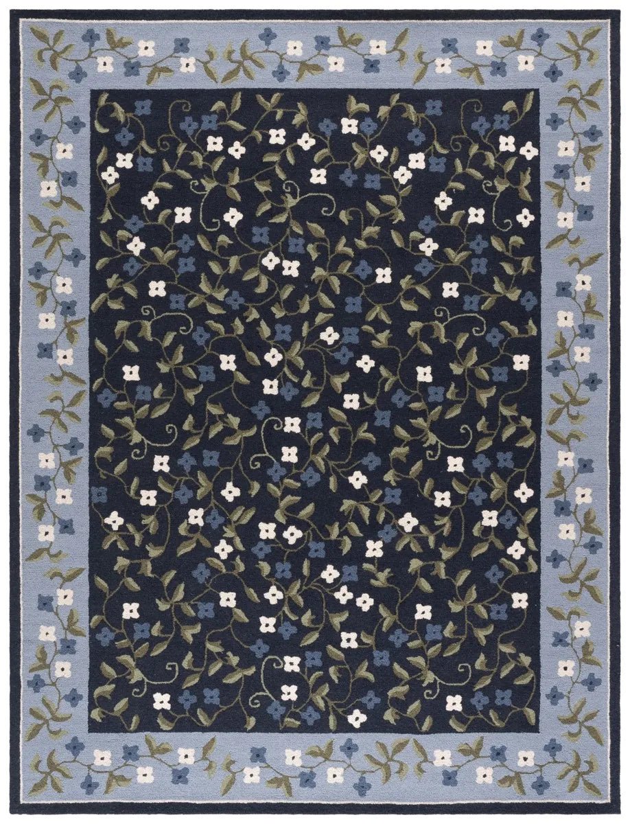 Safavieh Martha Stewart 8'-0" x 10'-0" Rug in Navy / Light Blue