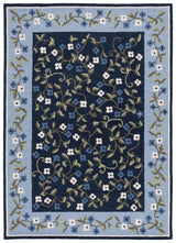 Safavieh Martha Stewart 4'-0" x 6'-0" Rug in Navy / Light Blue