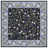 Safavieh Martha Stewart 6'-0" x 6'-0" Rug in Navy / Light Blue