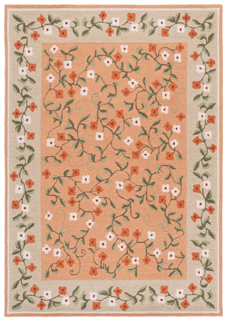 Safavieh Martha Stewart 4'-0" x 6'-0" Rug in Rust / Grey