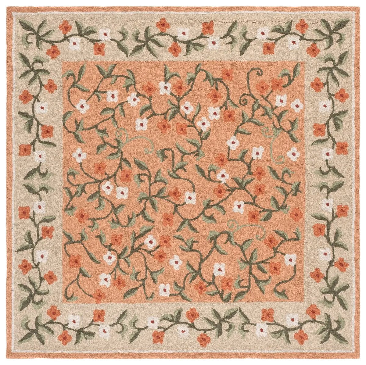 Safavieh Martha Stewart 6'-0" x 6'-0" Rug in Rust / Grey