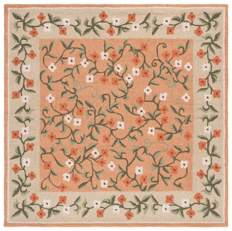 Safavieh Martha Stewart 6'-0" x 6'-0" Rug in Rust / Grey