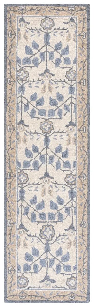 Safavieh Martha Stewart 2'-3" x 8'-0" Rug in Light Blue / Ivory
