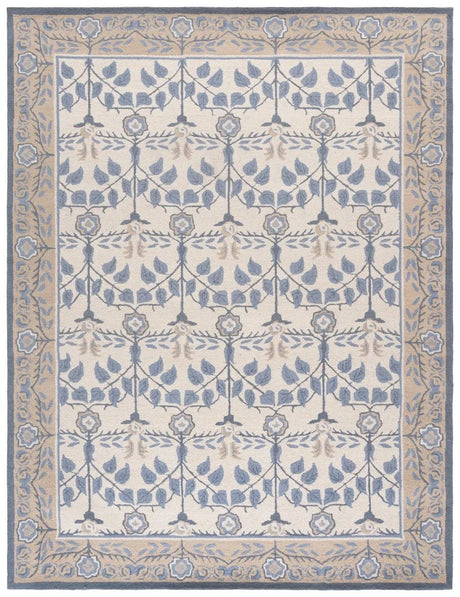 Safavieh Martha Stewart 8'-0" x 10'-0" Rug in Light Blue / Ivory