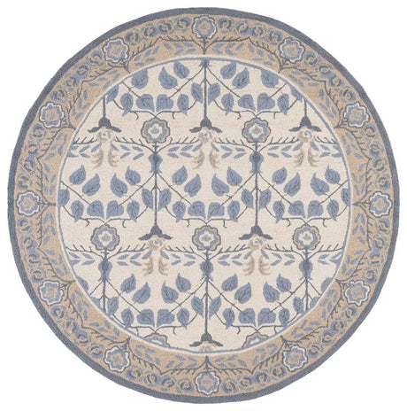 Safavieh Martha Stewart 6'-0" x 6'-0" Rug in Light Blue / Ivory