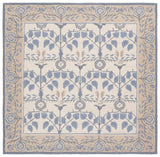 Safavieh Martha Stewart 6'-0" x 6'-0" Rug in Light Blue / Ivory