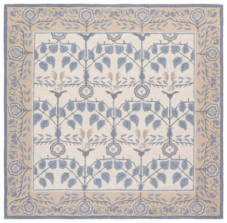 Safavieh Martha Stewart 6'-0" x 6'-0" Rug in Light Blue / Ivory