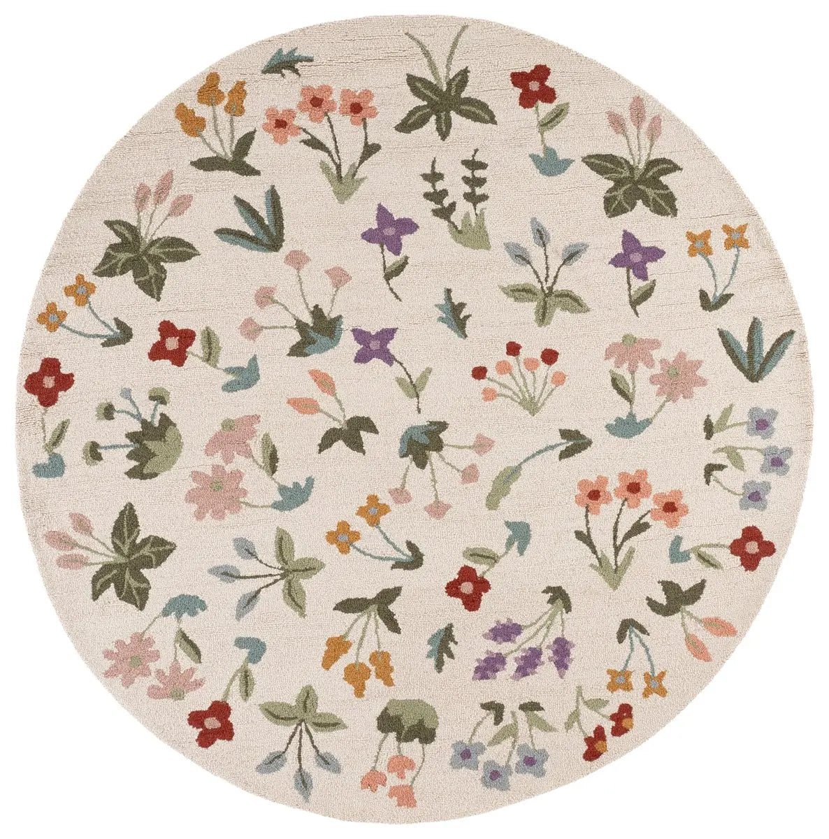 Safavieh Martha Stewart 6'-0" x 6'-0" Rug in Ivory / Green