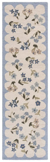 Safavieh Martha Stewart 2'-3" x 8'-0" Rug in Ivory / Light Blue