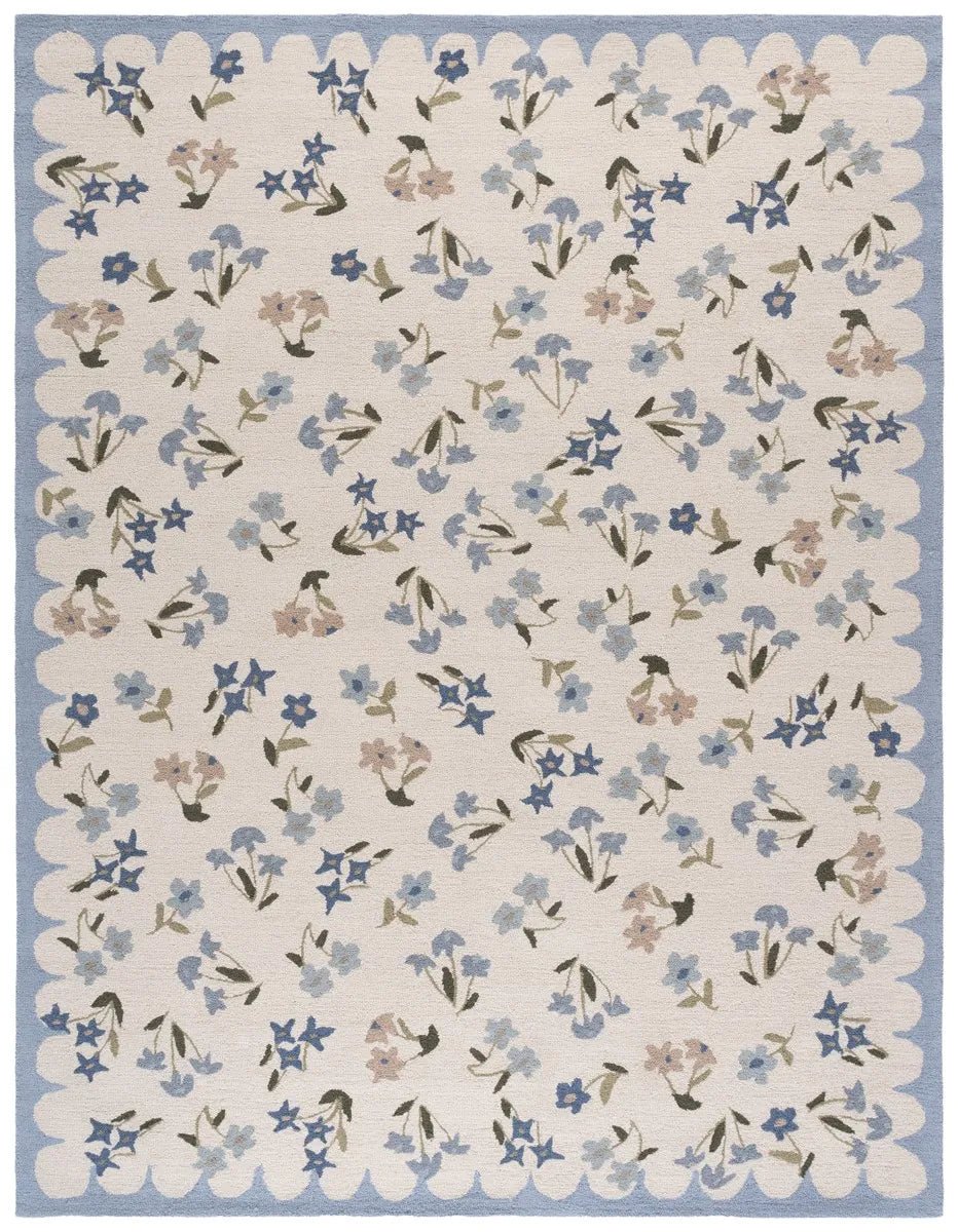Safavieh Martha Stewart 8'-0" x 10'-0" Rug in Ivory / Light Blue