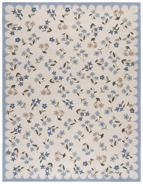 Safavieh Martha Stewart 8'-0" x 10'-0" Rug in Ivory / Light Blue