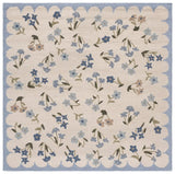 Safavieh Martha Stewart 6'-0" x 6'-0" Rug in Ivory / Light Blue