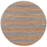 Safavieh Martha Stewart 6'-0" x 6'-0" Rug in Natural / Light Blue