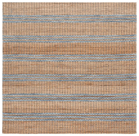 Safavieh Martha Stewart 6'-0" x 6'-0" Rug in Natural / Light Blue