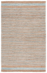 Safavieh Martha Stewart 4'-0" x 6'-0" Rug in Natural / Light Blue