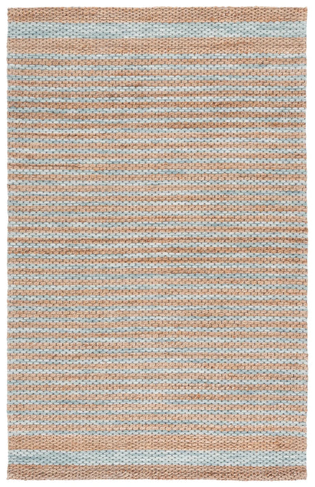 Safavieh Martha Stewart 4'-0" x 6'-0" Rug in Natural / Light Blue