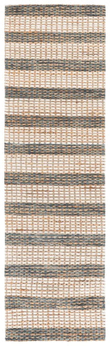 Safavieh Martha Stewart 2'-3" x 8'-0" Rug in Natural / Dark Blue