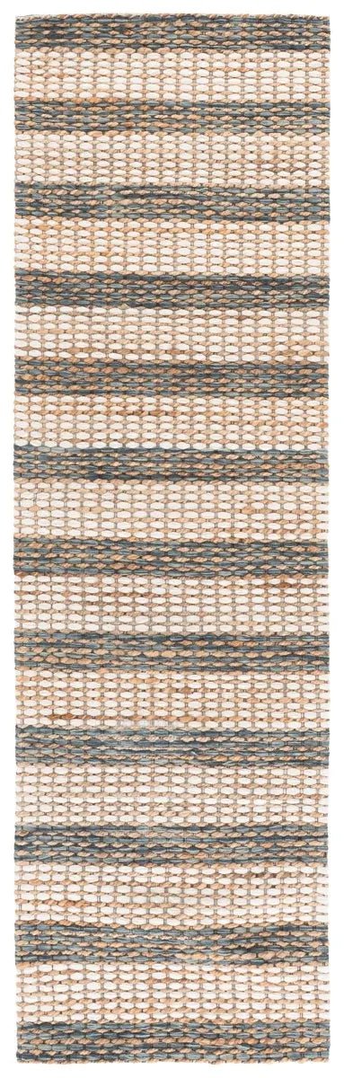 Safavieh Martha Stewart 2'-3" x 8'-0" Rug in Natural / Dark Blue