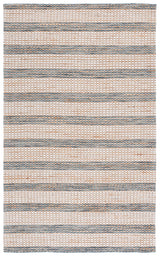 Safavieh Martha Stewart 4'-0" x 6'-0" Rug in Natural / Dark Blue