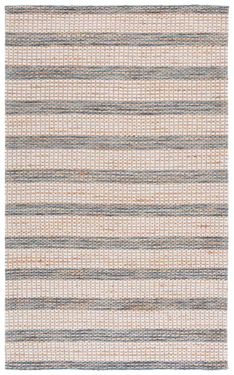 Safavieh Martha Stewart 4'-0" x 6'-0" Rug in Natural / Dark Blue