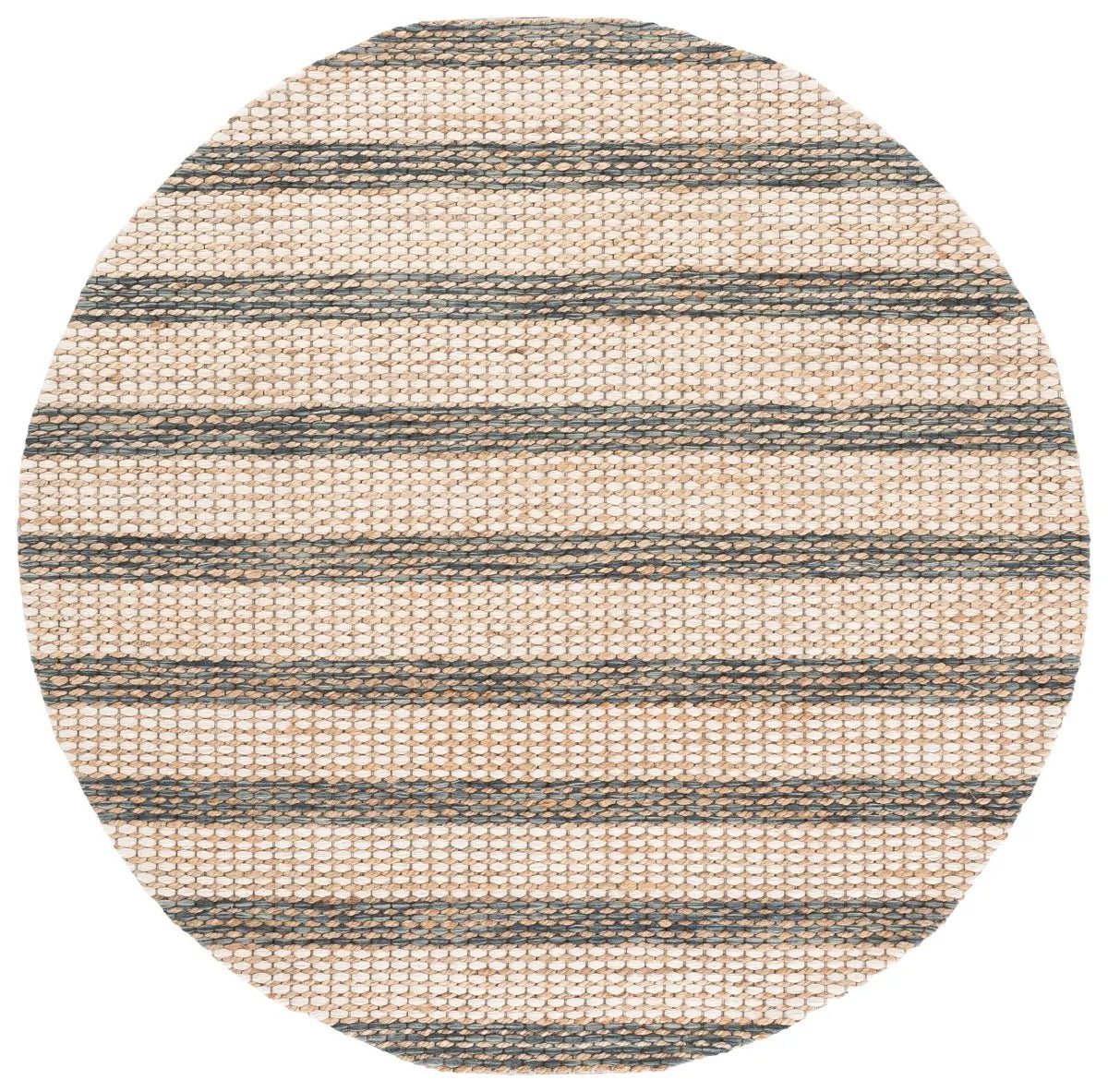 Safavieh Martha Stewart 6'-0" x 6'-0" Rug in Natural / Dark Blue