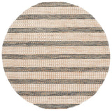 Safavieh Martha Stewart 6'-0" x 6'-0" Rug in Natural / Dark Blue