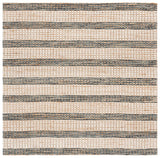 Safavieh Martha Stewart 6'-0" x 6'-0" Rug in Natural / Dark Blue