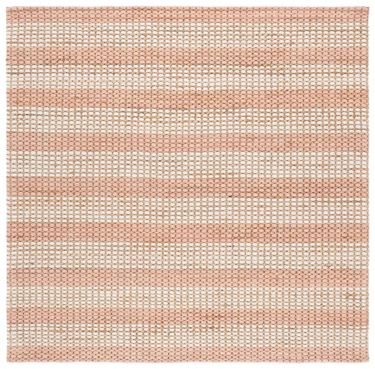 Safavieh Martha Stewart 6'-0" x 6'-0" Rug in Natural / Blush