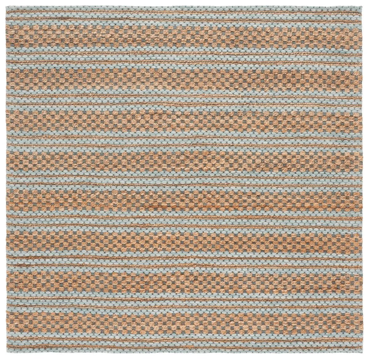 Safavieh Martha Stewart 6'-0" x 6'-0" Rug in Natural / Light Blue